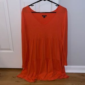 Target Long Sleeve Tiered Dress